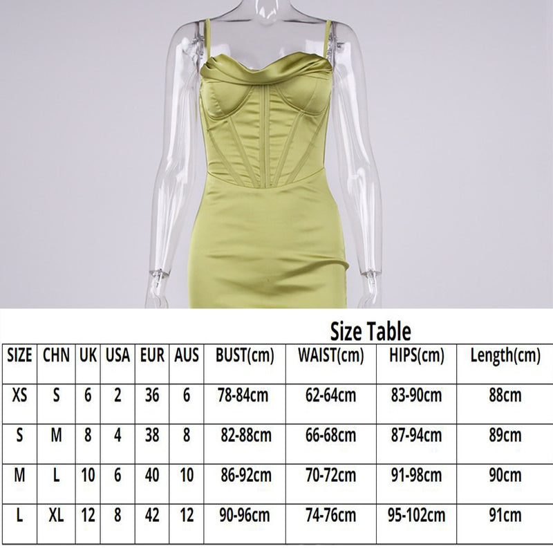 High Quality Summer Corset Padded Dress with Spaghetti Strap