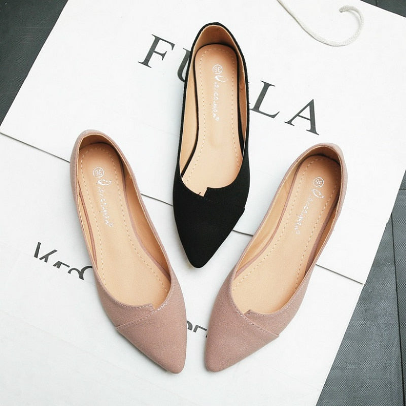 Women's Suede Flat Shoes