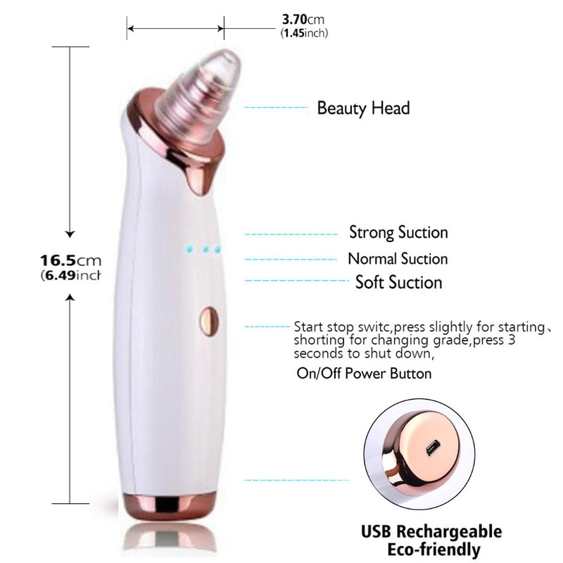 Electric Vacuum Pore Cleaner For Acne and Black Head Removal