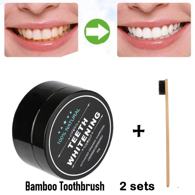 Teeth Whitening Charcoal Powder with Retail Box