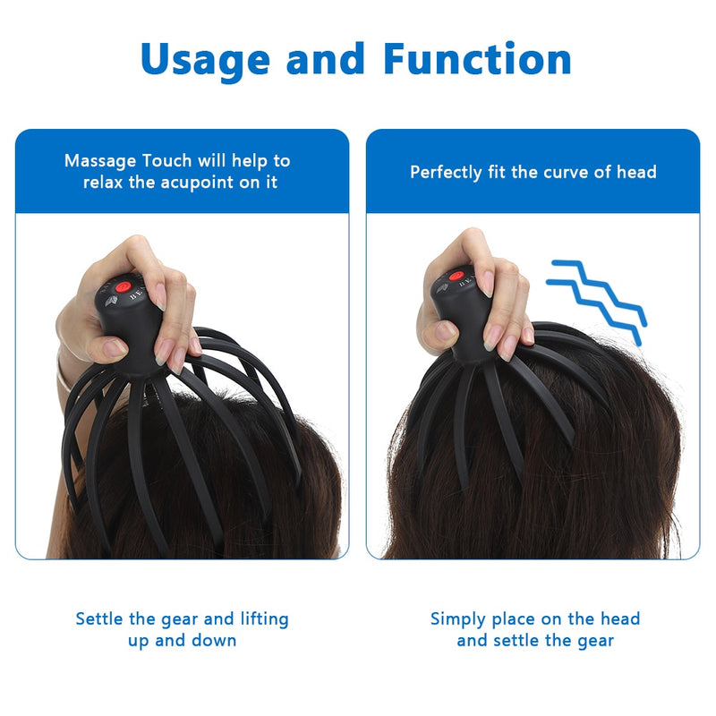 Hands Free Therapeutic Scalp Massager