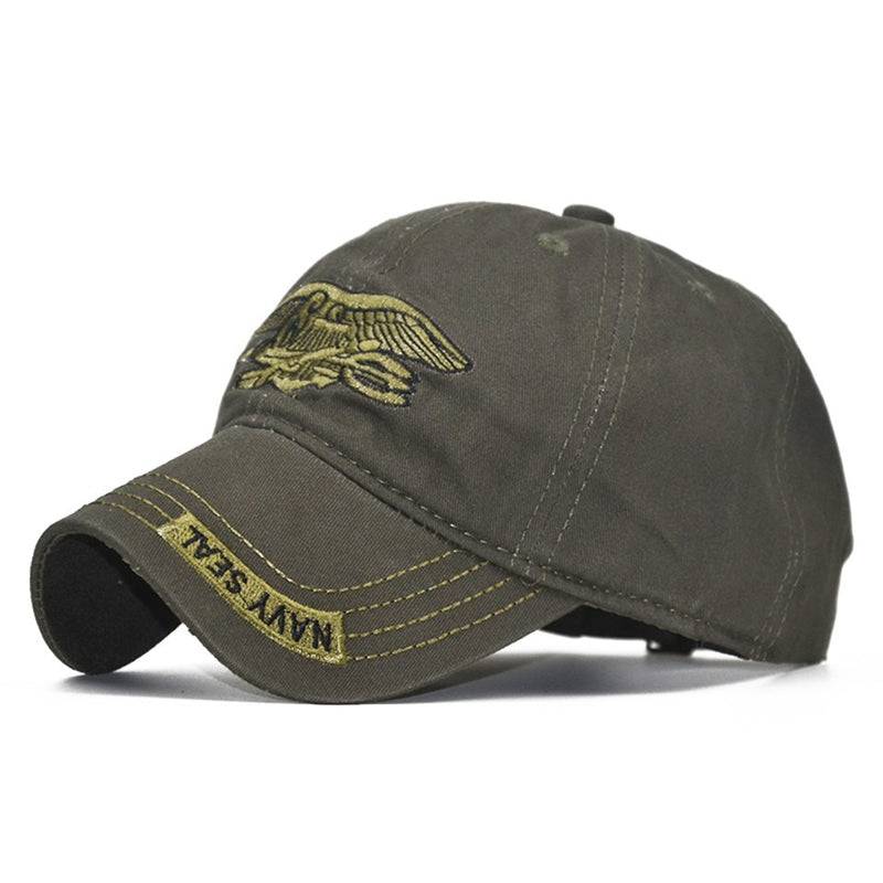 Army Camouflage Baseball Cap with Embroidered prints