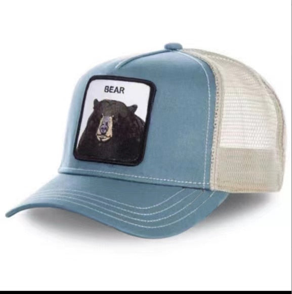 Fashion Animals Embroidery Baseball Trucker hats