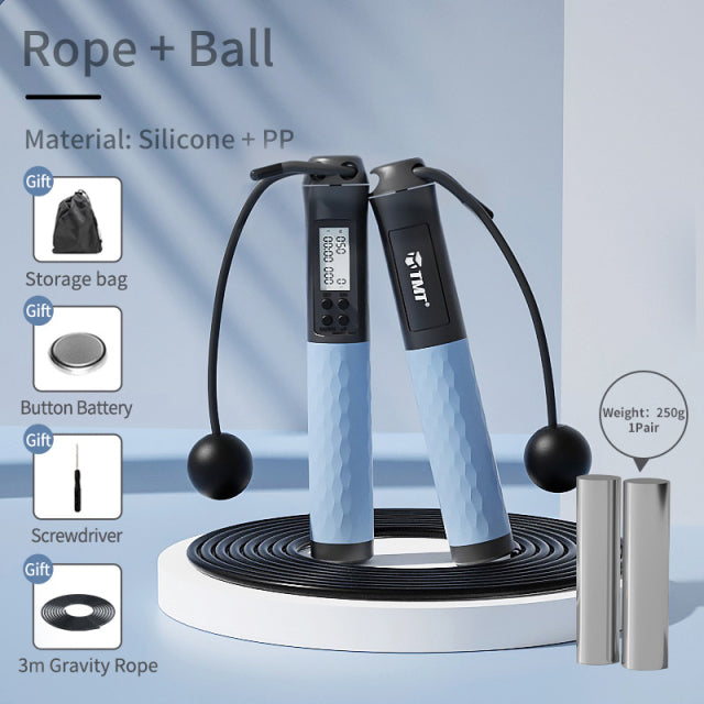 TMT adjustable jump rope with cordlessweight