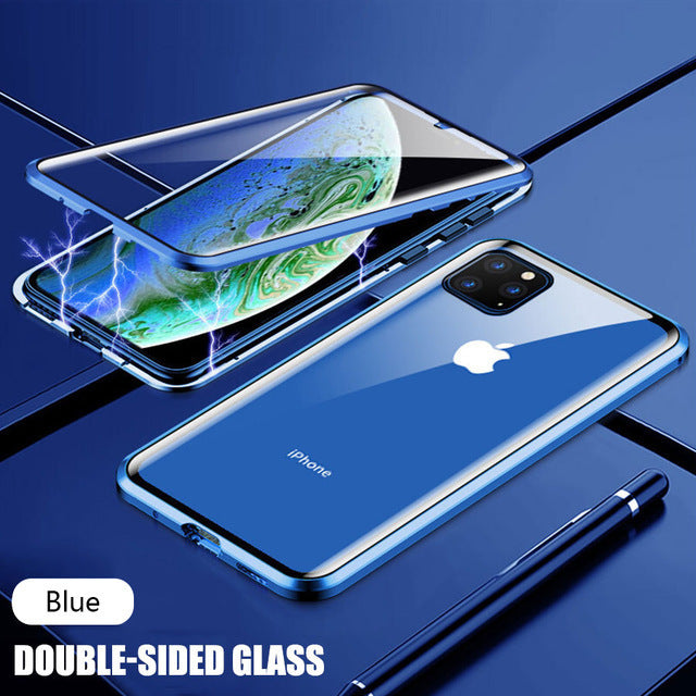 Double Glass Magnetic Case for Iphones