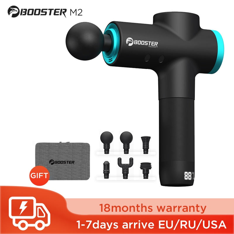 BOOSTER M2-12V LCD Display pain relief gun massage