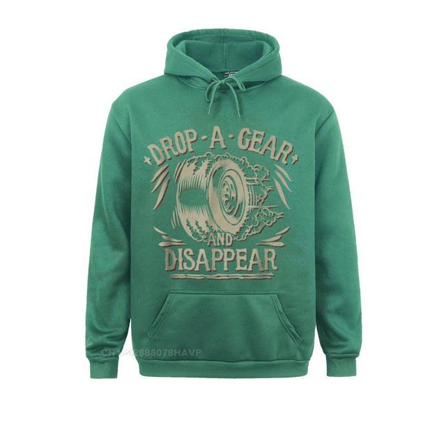 Men's Drop A Gear And Disappear Long Sleeve Hoodie